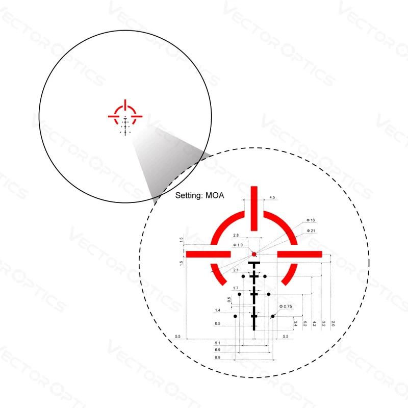 Приціл призматичний Vector Optics Paragon 4x24 Micro